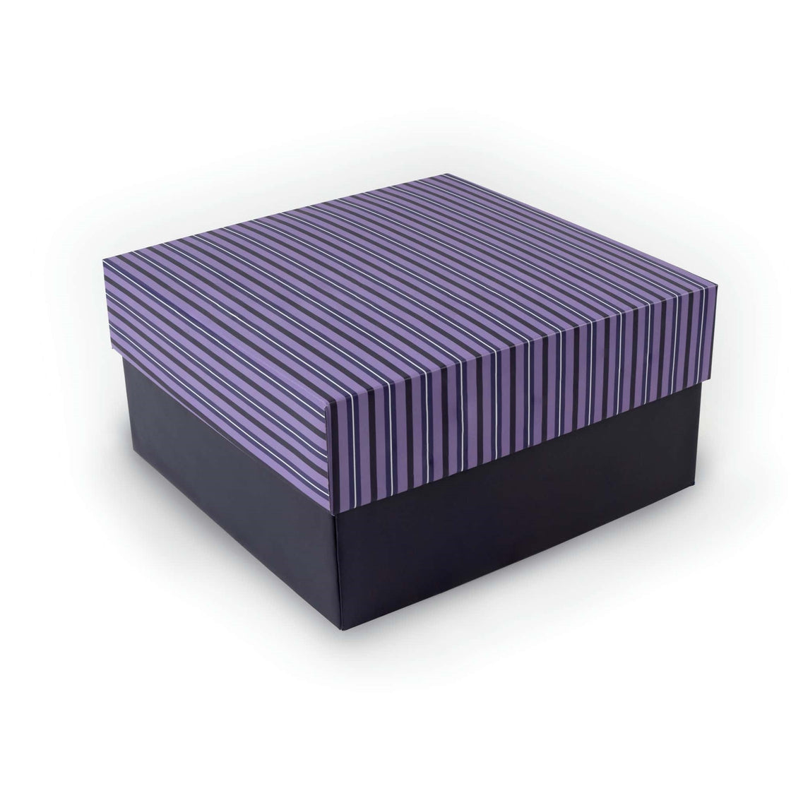 Pastel Purple Stripes Cake Boxes