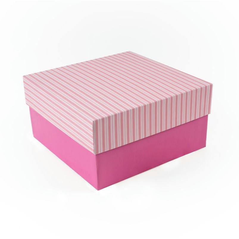 Pastel Pink Stripes Gift Boxes